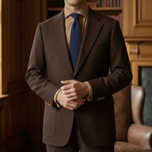 Vintage Perma-Prest Classic Collection Brown Blazer | Size: 42S